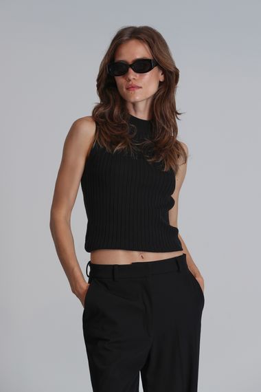 Dına Kadın Kazak Siyah - fotoğraf 3