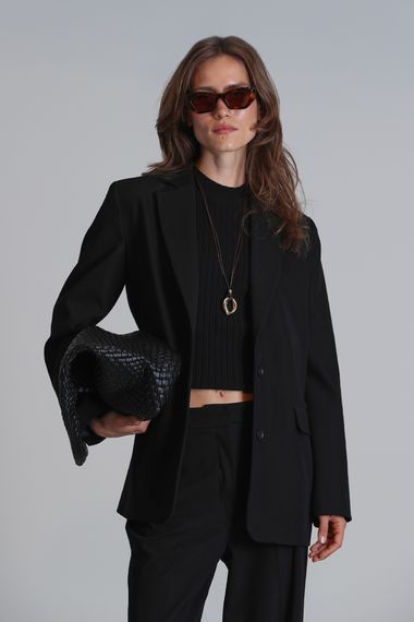 Dına Kadın Kazak Siyah - fotoğraf 1