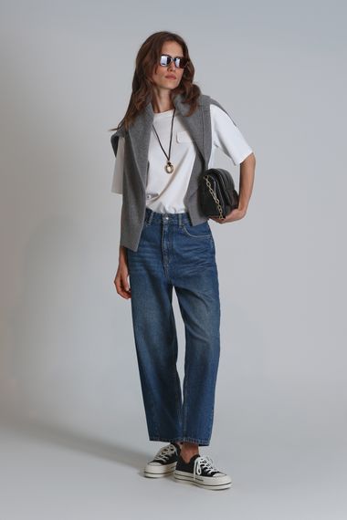 Жіноча футболка Veronıca Regular Fit кольору екру, розміри S-XXL - фото 2