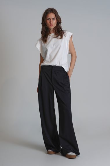 Valery Kadın T- Shırt Regular Fit Ekru - صورة 2