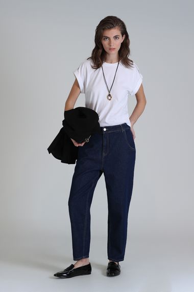 Clara Kadın T- Shırt Regular Fit Beyaz - photo 5