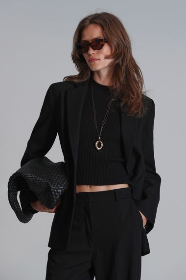 Sheldon Kadın Ceket Siyah - photo 5