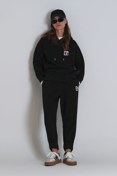 Костюм для жінок Nıce, в'язаний, чорний, різні розміри S, XS, L, XL - фото 5