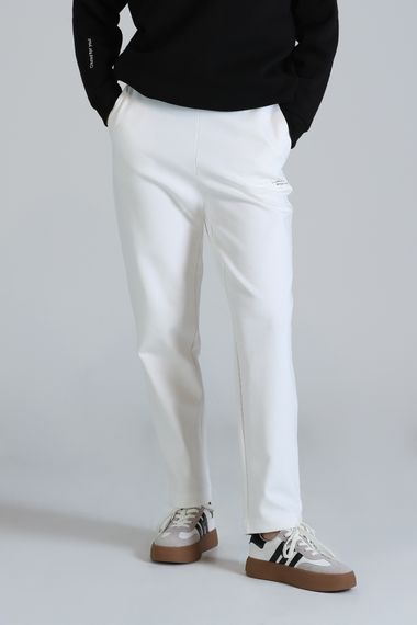 Жіночий спортивний костюм з в'язаного бурштинового кольору, колір: розбитий білий, розміри: S, M, L, XL, XS - фото 2