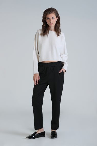 Жіночі брюки Lorı антрацитового кольору, стильні та зручні для повсякденного використання, різні розміри S-XXL - фото 3