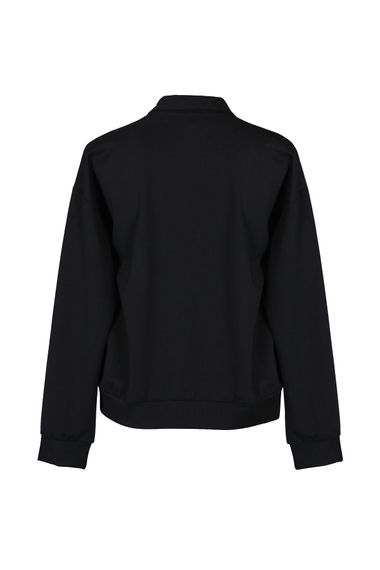 Женский вязаный свитшот Galerıa черного цвета, доступен в размерах S, M, L, XL, XS