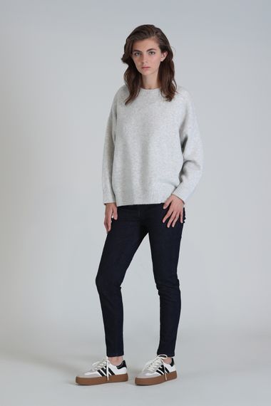 Чоловічі джинси денім темно-синього кольору, доступні в розмірах S, M, L, XL, XS - фото 4