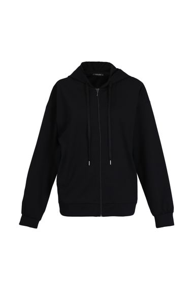 Жіночий в'язаний світшот Brera чорного кольору, доступний в розмірах S, XS, M, L, XL