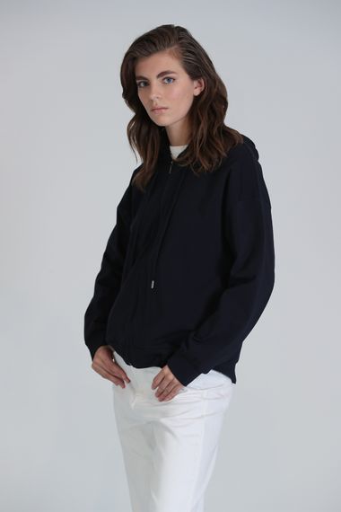 Brera Kadın Örme Sweatshırt Lacivert - photo 1