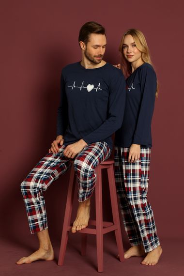 Nisanca Mevsimlik Pamuk Kadın Pijama Takımı- Sevgiller Günü Pijaması- Tek Adet - fotoğraf 2