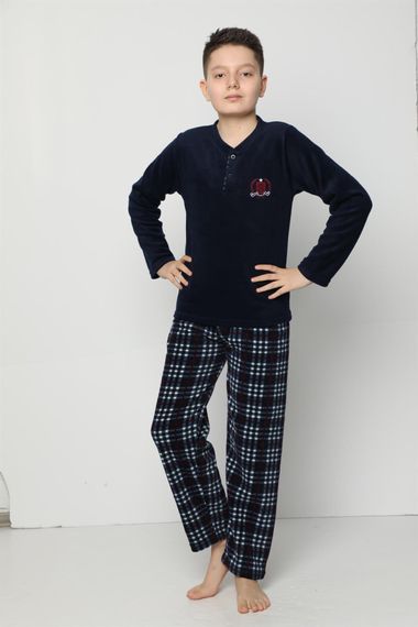 Nisanca Winter Boys Fleece Pajamas Set- Warm Welsoft Fabric - photo 2