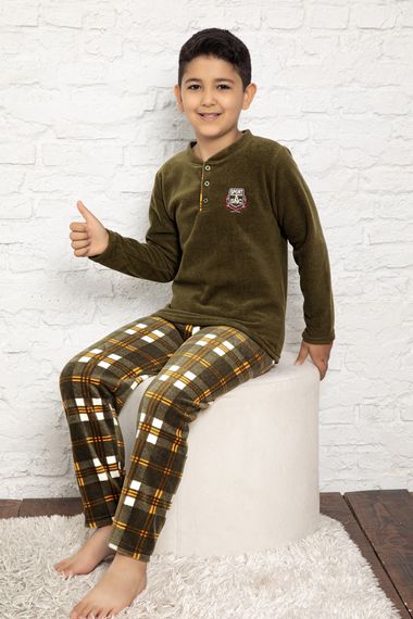 Nisanca Winter Boys Fleece Pajamas Set- Warm Welsoft Fabric - photo 4