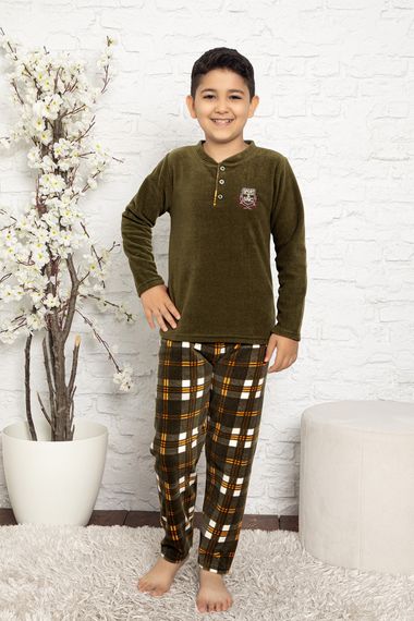 Nisanca Winter Boys Fleece Pajamas Set- Warm Welsoft Fabric - photo 5