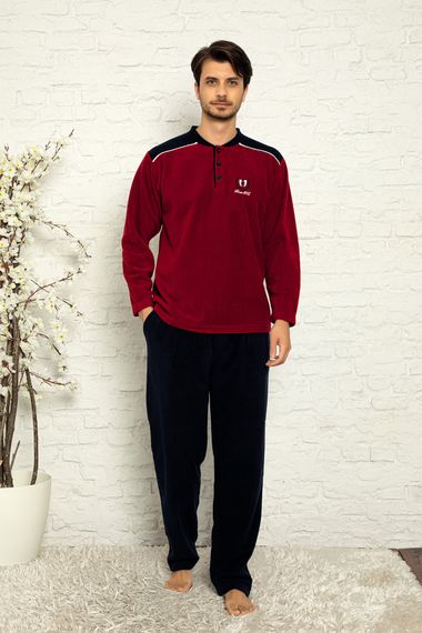 Nisanca Winter Men's Fleece Pajamas Set - photo 2