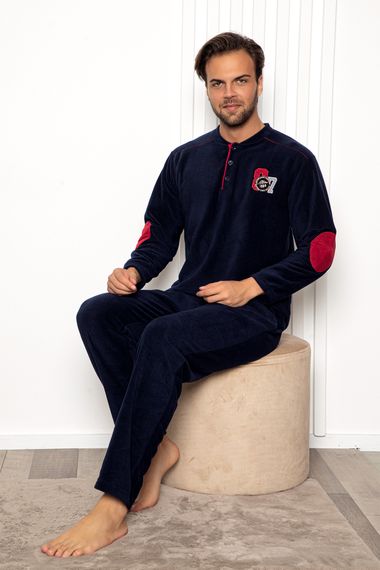 Nisanca Winter Men's Fleece Pajamas Set - photo 1