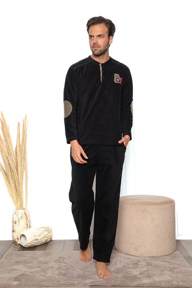 Nisanca Winter Men's Fleece Pajamas Set - photo 5