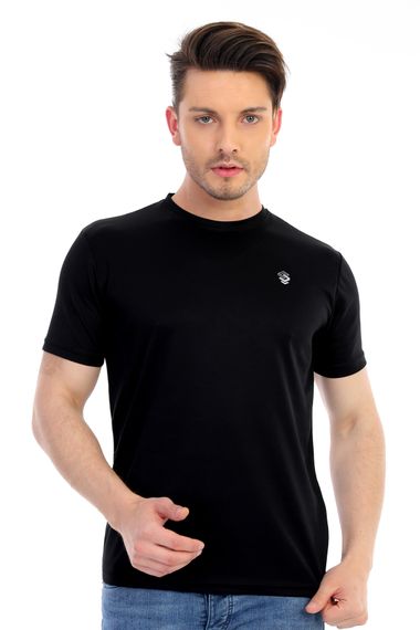 Men's Micro Polyester Performance Walking Training Athlete T-Shirt - photo 3