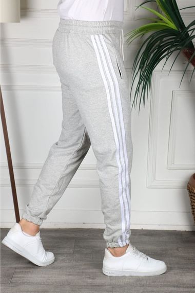 Men's Gray Three Stripe Tracksuit - photo 3