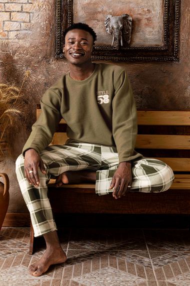 Nisanca Winter Men's Fleece Pajamas Set - Warm Pajamas - photo 5