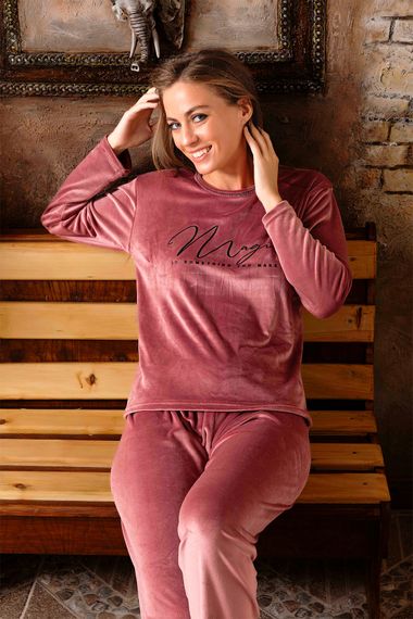 Nisanca Winter Women's Velvet Pajamas Set - Super Soft Series - photo 3