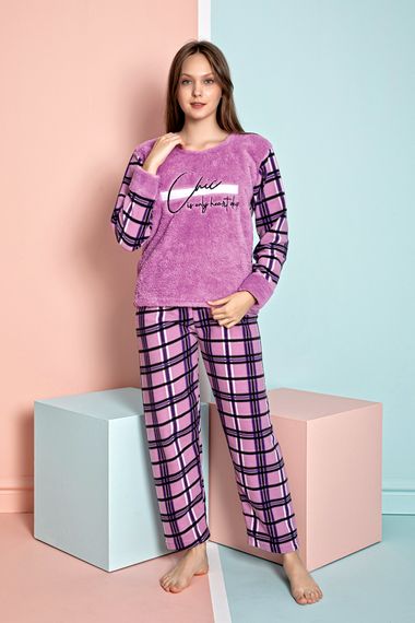 Nisanca Winter Women's Fleece Pajamas Set - Christmas Pajamas - photo 5