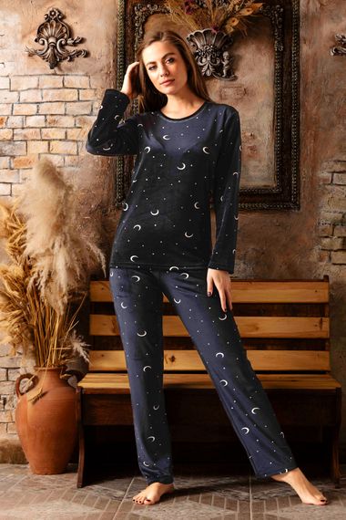 Nisanca Winter Women's Velvet Pajamas Set - Super Soft Series - photo 5