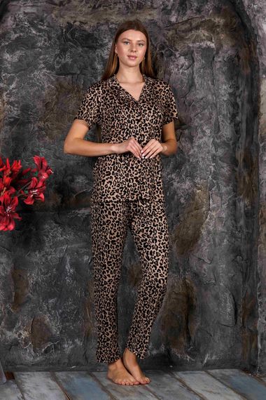 Nisanca Short Sleeve Bamboo Shirt Pajamas Set- Young Mom Series - photo 3