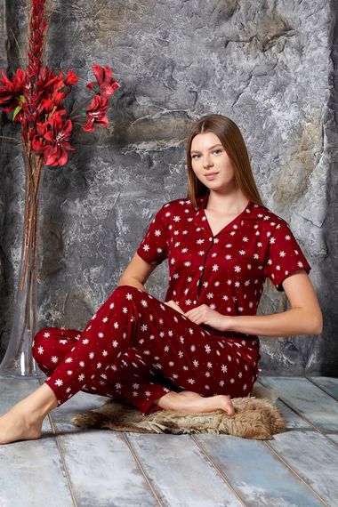 Nisanca Short Sleeve Bamboo Shirt Pajamas Set- Young Mom Series - photo 1