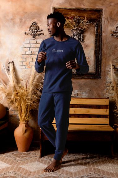 Nisanca Winter Men's Fleece Pajama Set - Warm Casual Men's Fleece - photo 2