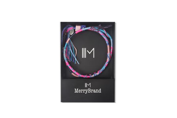 MerryBrand, ручна робота, богемна кольорова мотузка, застібка, мотузка для волосся, фламенко - фото 2