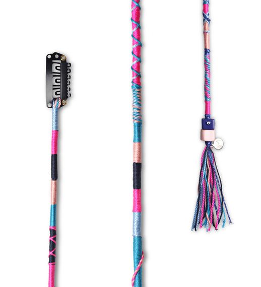 MerryBrand, ручна робота, богемна кольорова мотузка, застібка, мотузка для волосся, фламенко - фото 3