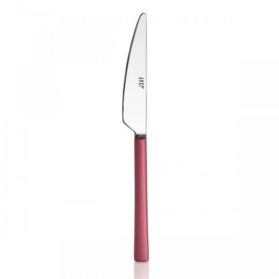 Pink Touch Matt 12 Pieces Dinner Knife 18/10 Stainless Steel