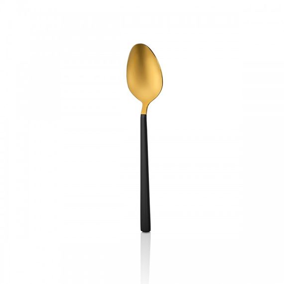 Black Mix Touch Matte 6 Teaspoons 18/10 Stainless Steel 2 mm