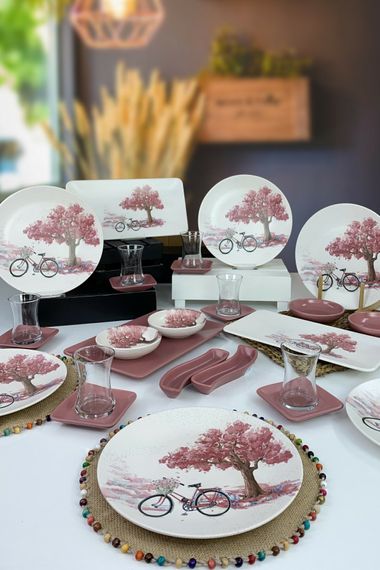 Bicycle 27 Pieces 6 Person Breakfast Set