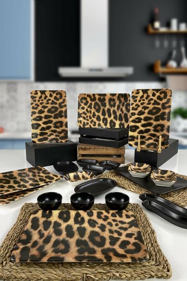 Keramika Leopard Siera 20 Pieces 6 Person Breakfast Set