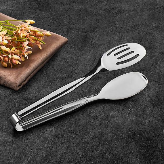 Luxury Salad Tongs 18/10 Stainless Steel