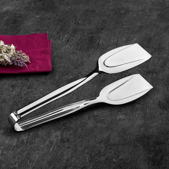 Luxury Cake Tongs 18/10 Stainless Steel