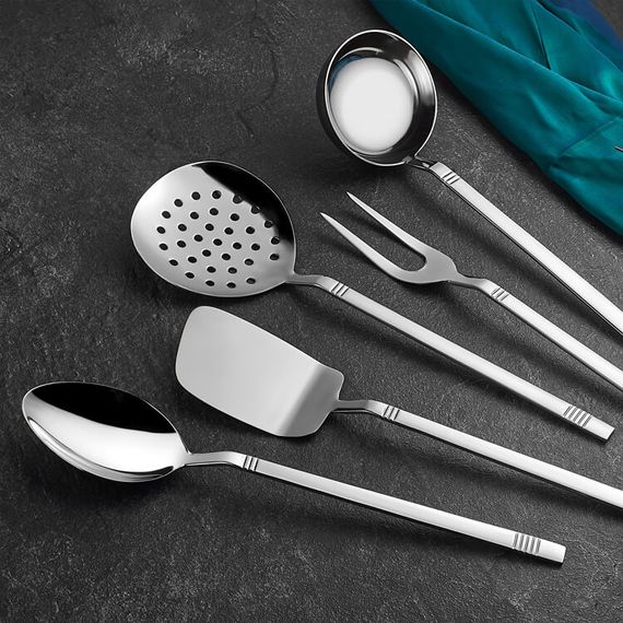 Klas 5 Piece Scoop Colander Service Set 18/10 Stainless Steel