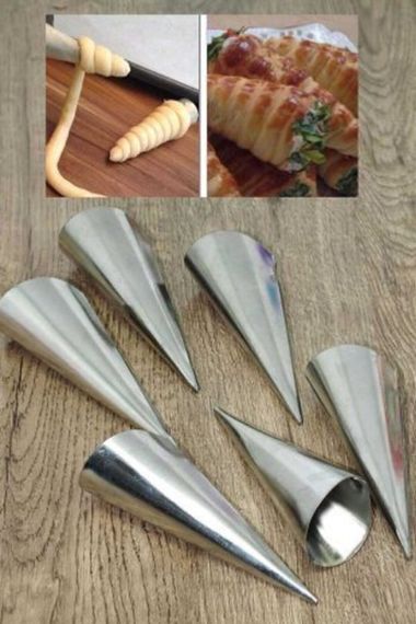 Steel Corner Mold Set of 6 Dough Shaper Corn Molds