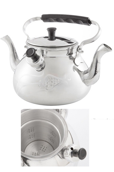 Ottoman Love Teapot Двосторонній чайник - алюмінієвий розмовний чайник (з коробкою)