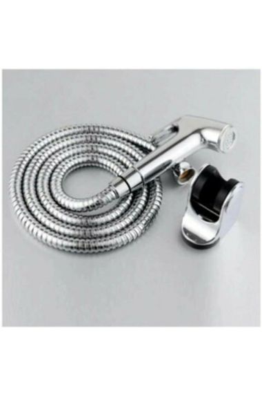 Bidet Head + Shower Hose + Shower Joint Spiral Saving Bidet Faucet Set Chrome