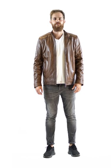 Derimosa Slanzer Men's Genuine Leather Jacket - photo 4