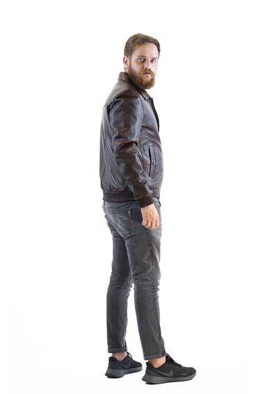 Derimosa Ranny Men's Genuine Leather Coat - photo 2