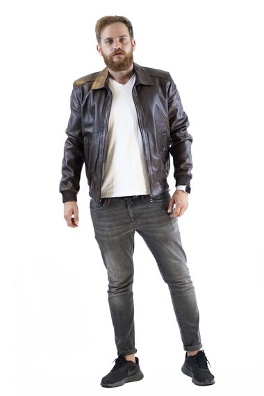 Derimosa Ranny Men's Genuine Leather Coat - photo 1