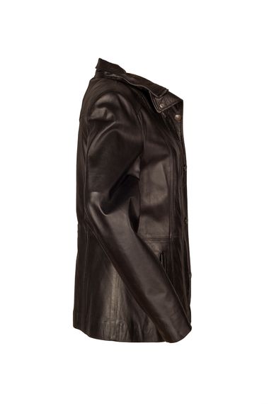 Lisbon Long Women's Genuine Leather Coat - photo 2