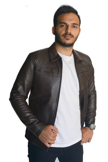 Zeus Men Genuine Leather Coat - photo 1