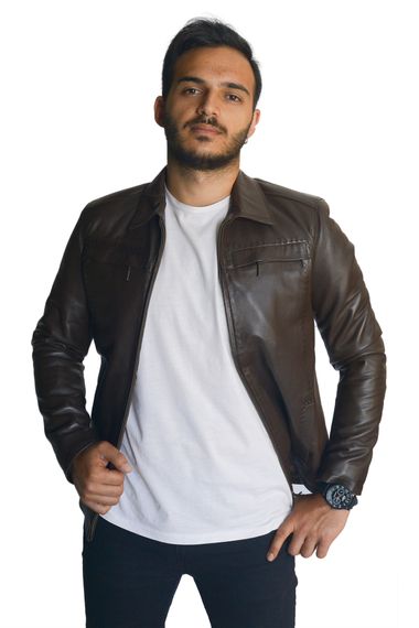 Zeus Men Genuine Leather Coat - photo 2