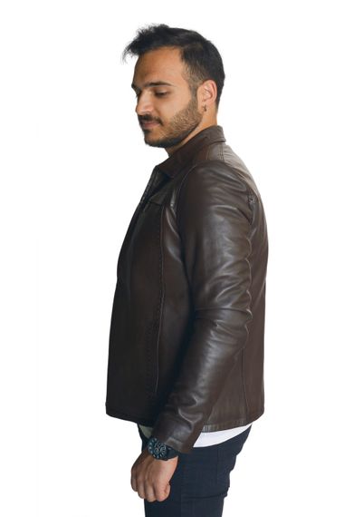 Zeus Men Genuine Leather Coat - photo 3