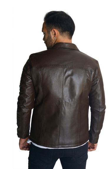 Zeus Men Genuine Leather Coat - photo 4