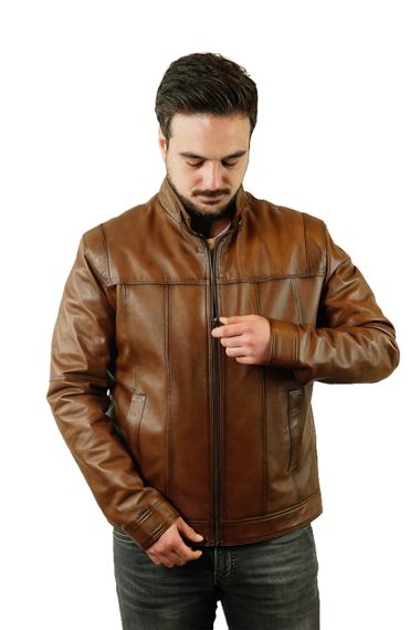 Мужская куртка Derimosa Cavani из натуральной кожи - фото 2